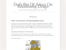Tablet Screenshot of dailydesignbits.com